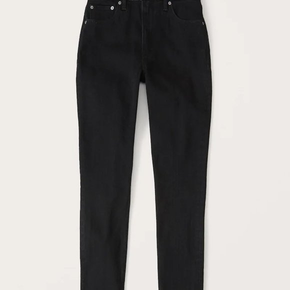Abercrombie Curve Love The Skinny High Rise Jeans, Black, 26/2, R - Picture 2 of 6